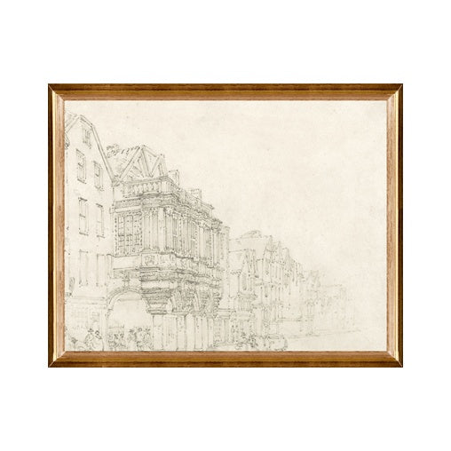 "The Meeting House" Framed Art Print