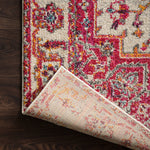 Loloi Nadia Ivory / Pink Rug Loloi