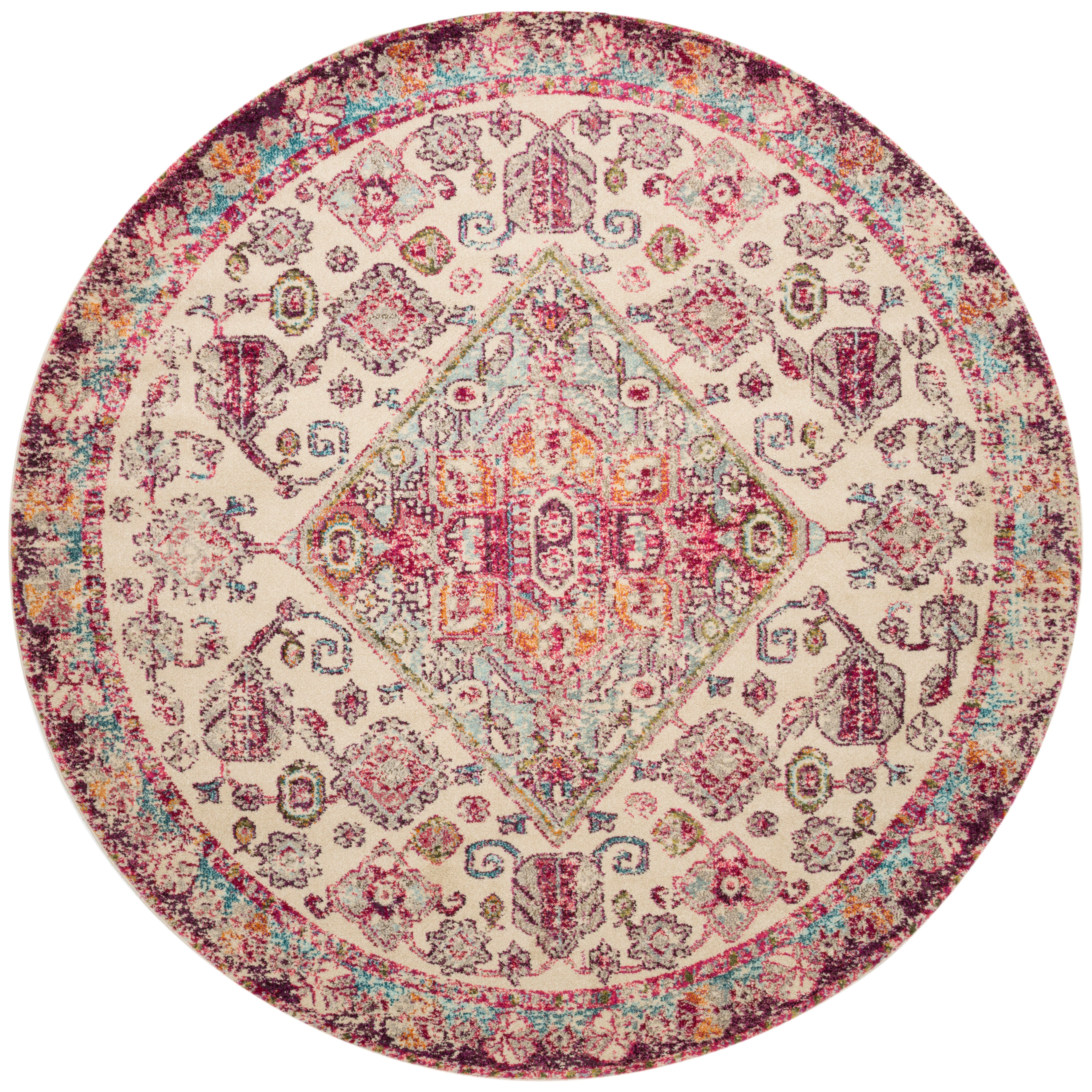Loloi Nadia Aqua / Pink Rug Loloi