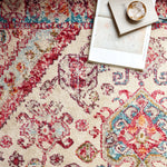 Loloi Nadia Aqua / Pink Rug Loloi