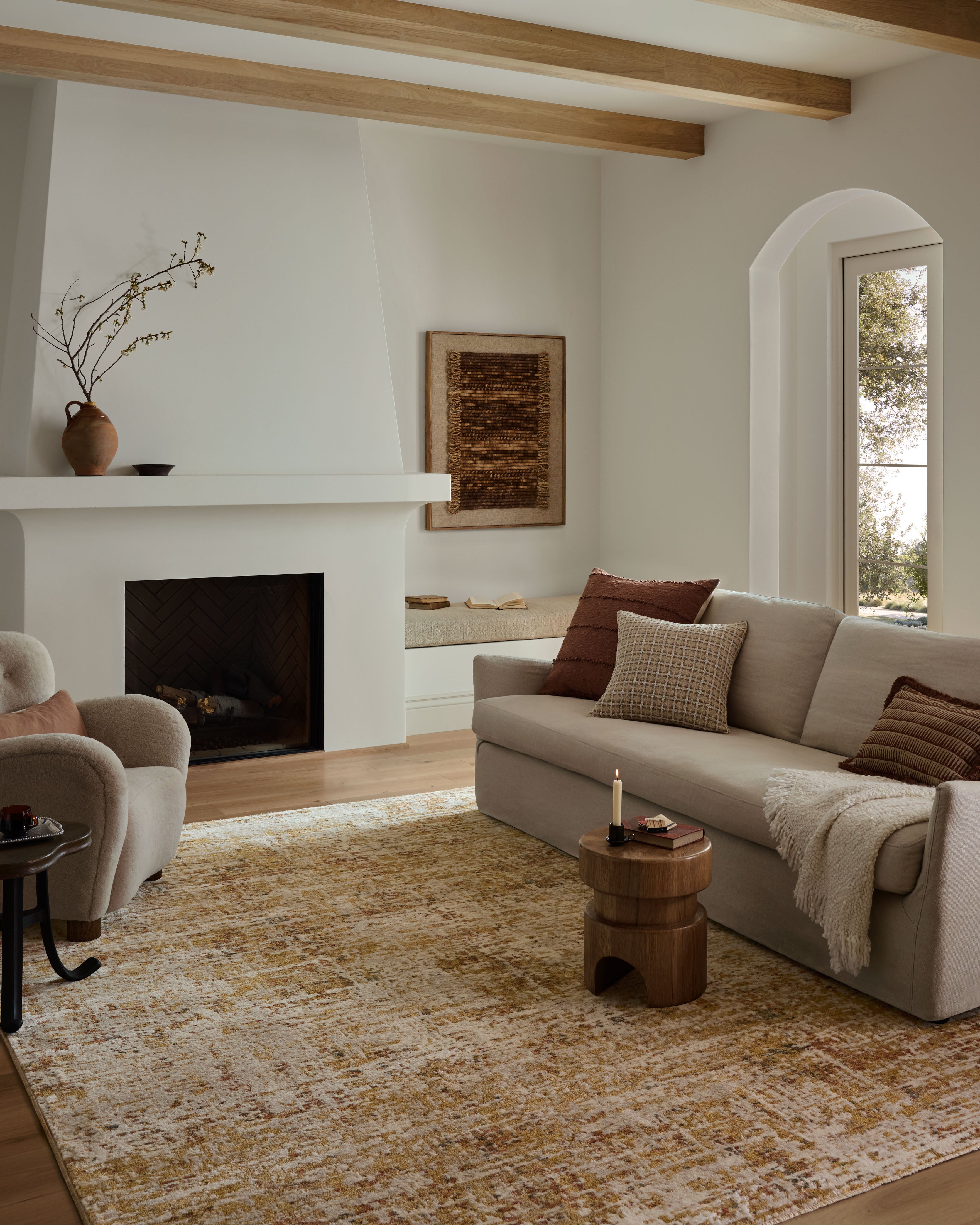 Loloi Nellie Sunset / Pebble Rug RUGS - synthetic Loloi