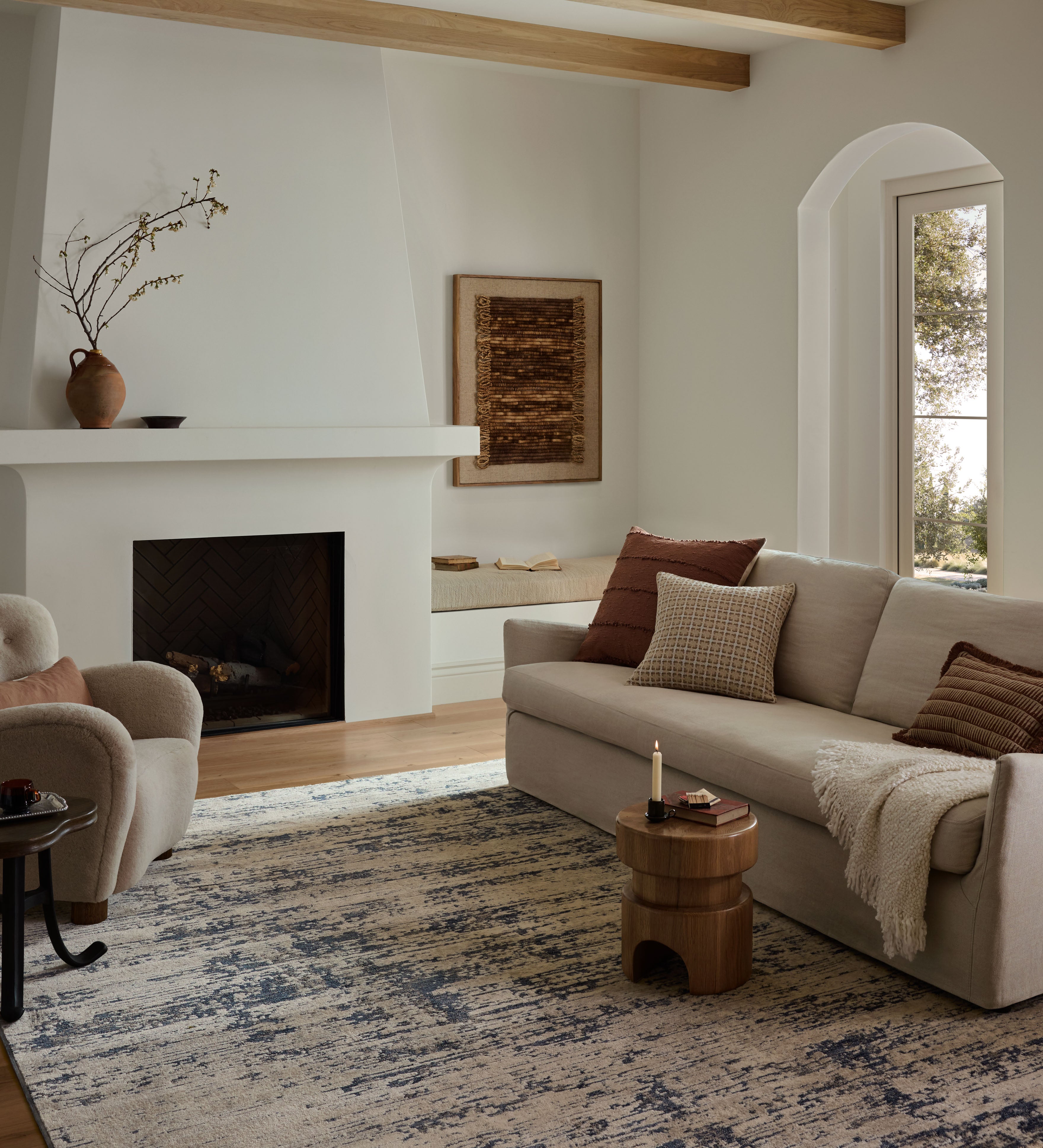 Loloi Nellie Dove / Blue Rug RUGS - synthetic Loloi