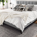 Loloi Newton Charcoal / Ivory Rug patterned rugs Loloi