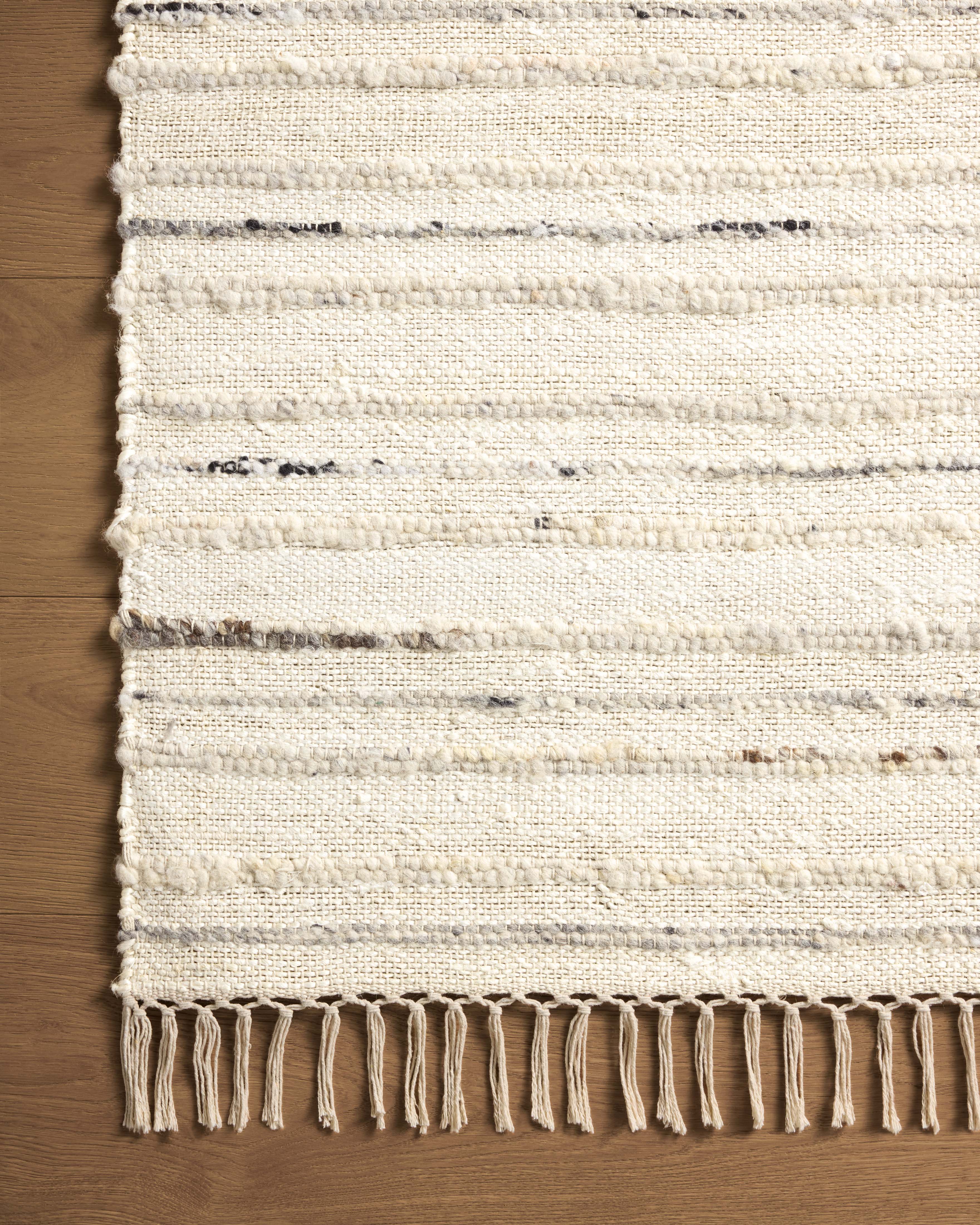 Joanna Gaines x Loloi Nico Ivory / Stone Rug RUGS - wool Loloi