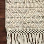 Loloi Noelle Ivory / Black Rug RUGS - wool Loloi