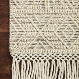 Loloi Noelle Ivory / Black Rug RUGS - wool Loloi