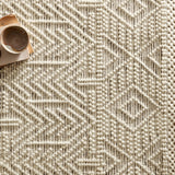 Loloi Noelle Ivory / Black Rug No.1 RUGS - wool Loloi