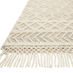 Loloi Noelle Ivory / Black Rug No.2 RUGS - wool Loloi