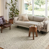 Loloi Noelle Ivory / Black Rug No.2 RUGS - wool Loloi