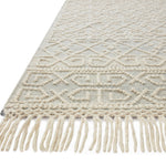 Loloi Noelle Ivory / Blue Rug No.1 RUGS - wool Loloi