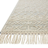 Loloi Noelle Ivory / Blue Rug No.1 RUGS - wool Loloi