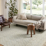 Loloi Noelle Ivory / Blue Rug No.1 RUGS - wool Loloi