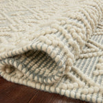 Loloi Noelle Ivory / Blue Rug RUGS - wool Loloi