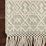 Loloi Noelle Ivory / Blue Rug No.2 RUGS - wool Loloi