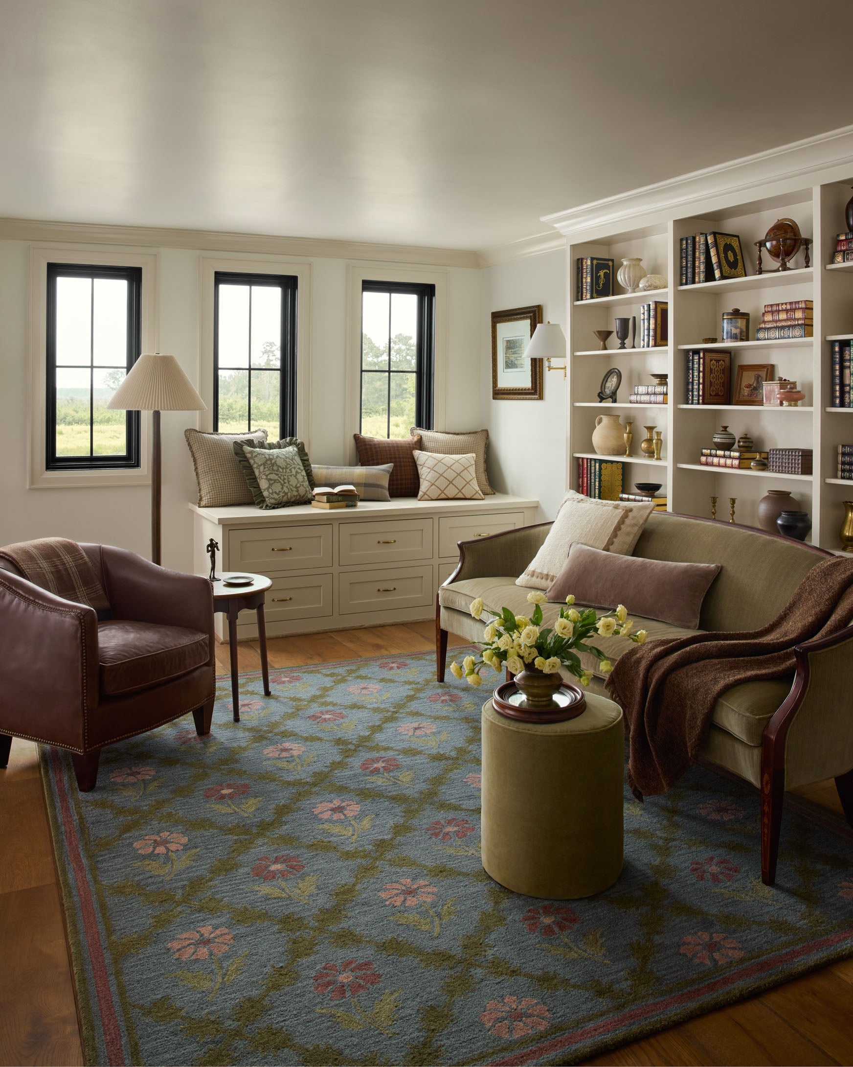 Chris Loves Julia x Loloi Norah Denim / Rose Rug - Rug & Weave