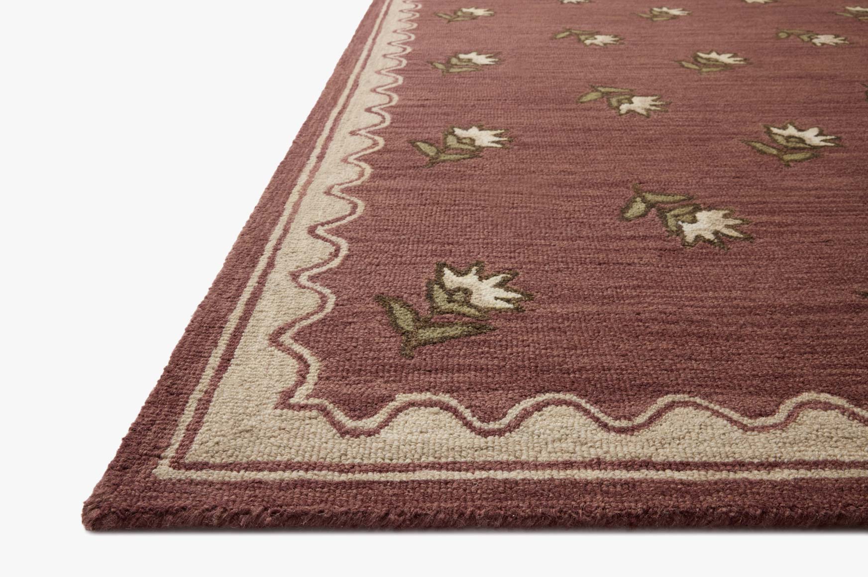 Chris Loves Julia x Loloi Norah Berry / Natural Rug - Rug & Weave