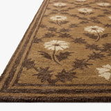 Chris Loves Julia x Loloi Norah Tan / Espresso Rug - Rug & Weave