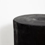 Soleil Wood Side Table - Black