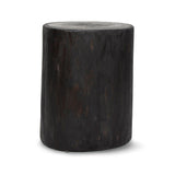 Soleil Wood Side Table - Black