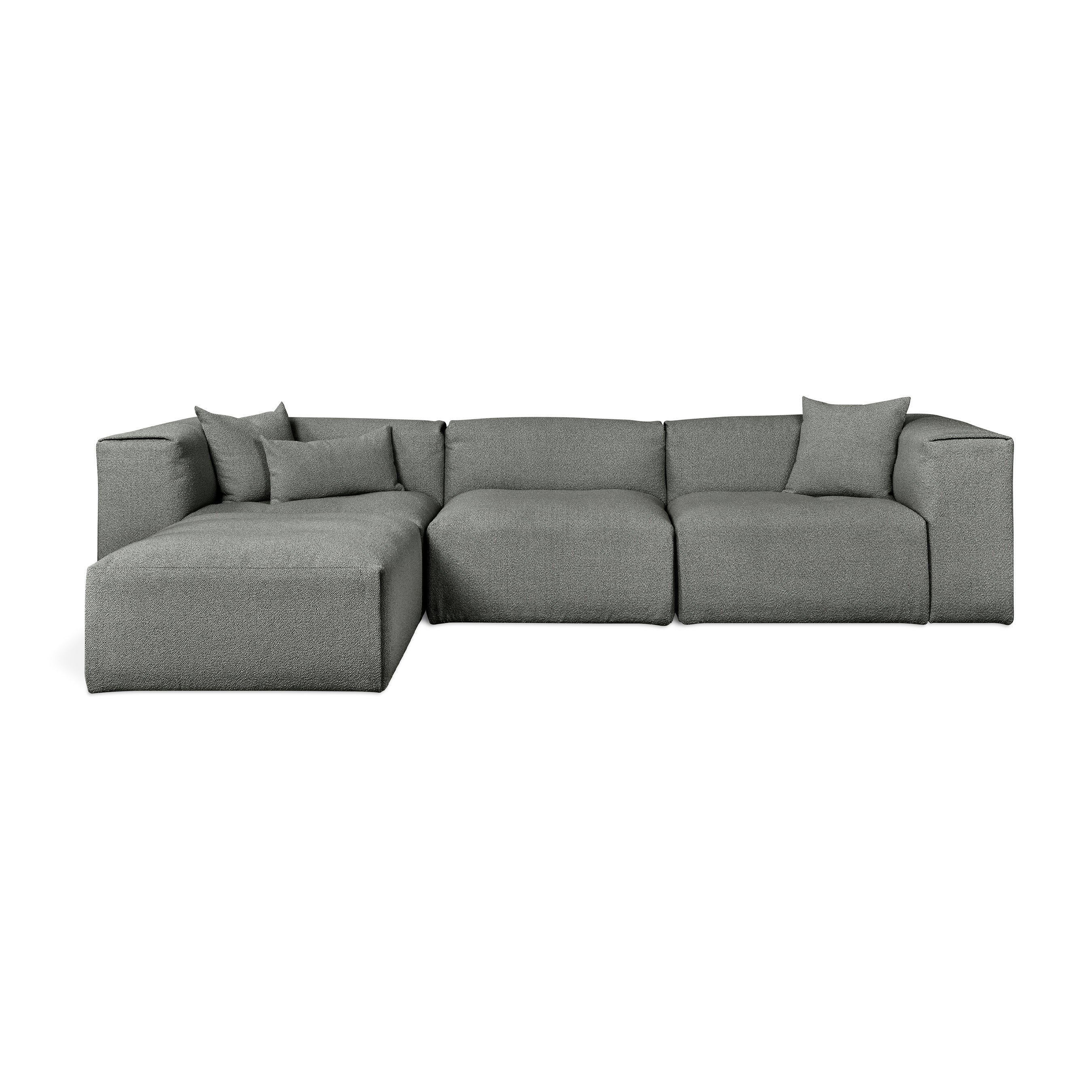 Gus* Nest Modular 4-PC Sectional FURNITURE - sofa Gus Morris Scoria