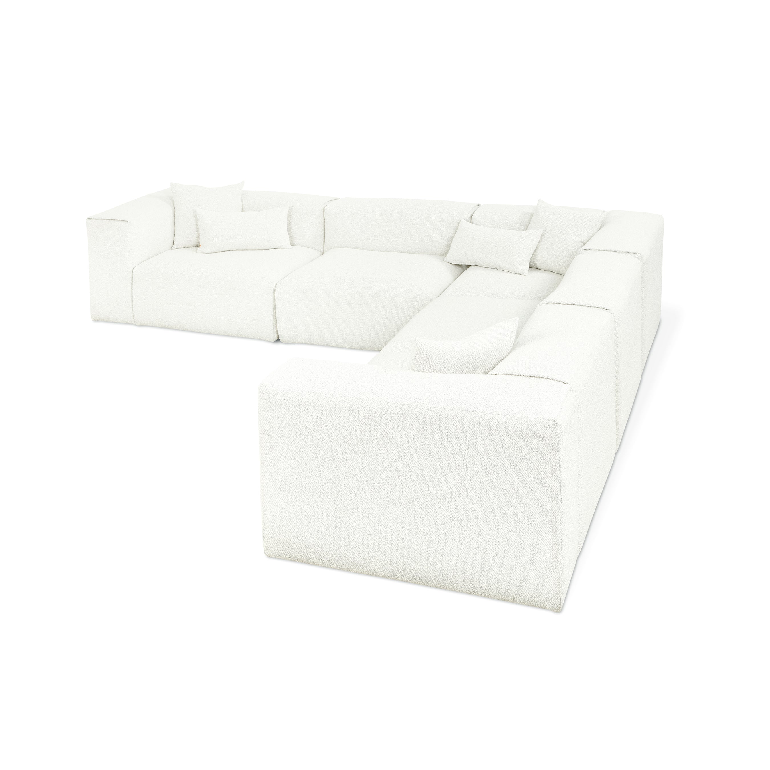 Gus* Nest Modular 5-PC Corner Sectional FURNITURE - sofa Gus