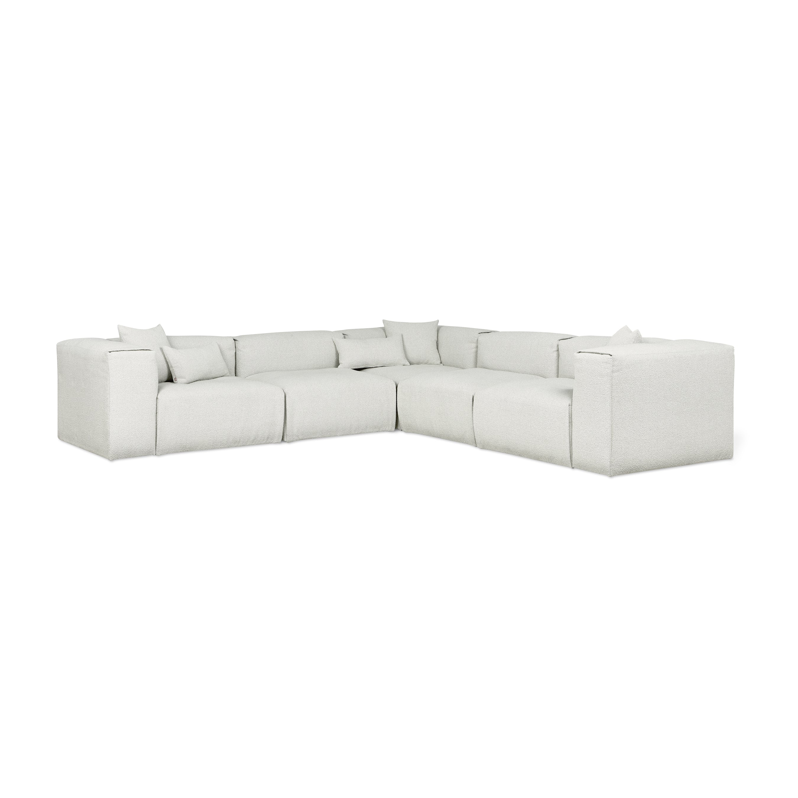 Gus* Nest Modular 5-PC Corner Sectional FURNITURE - sofa Gus