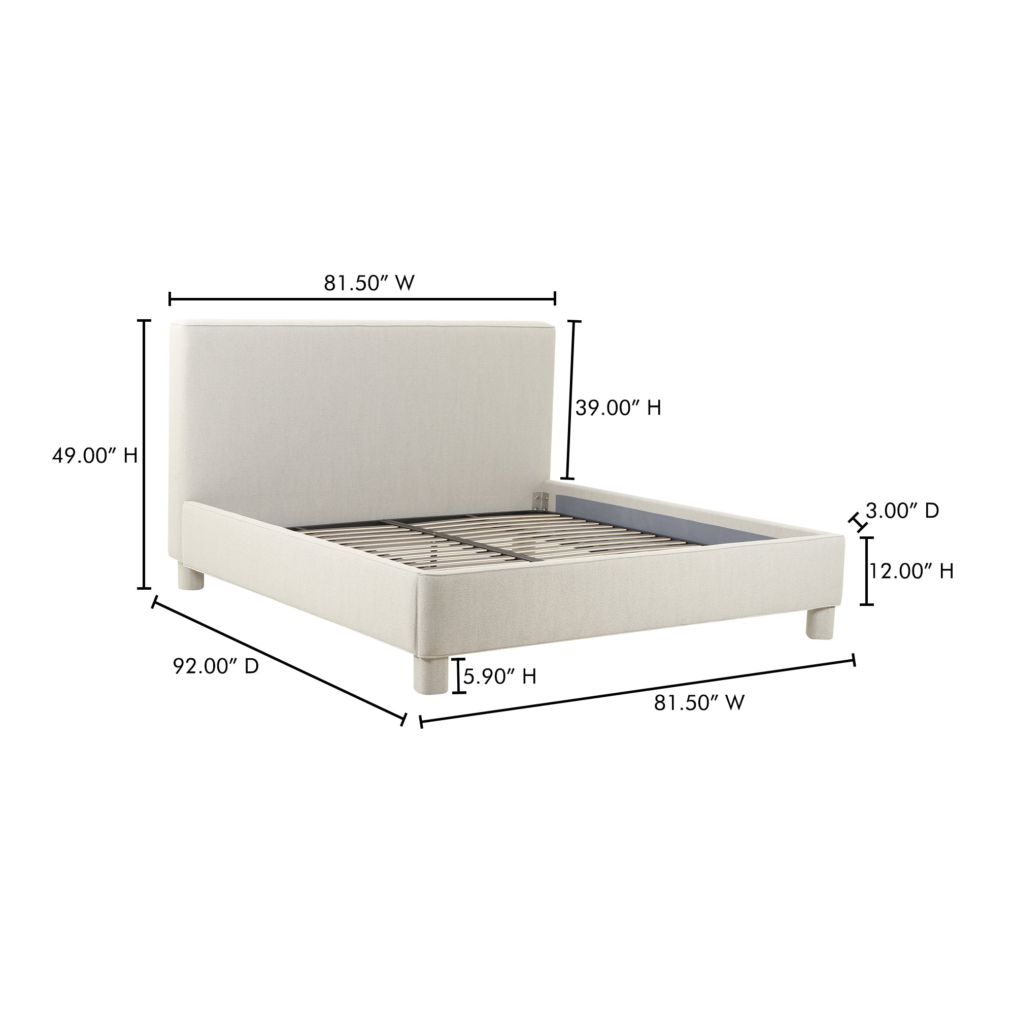 Ichigo King Bed - Rug & Weave