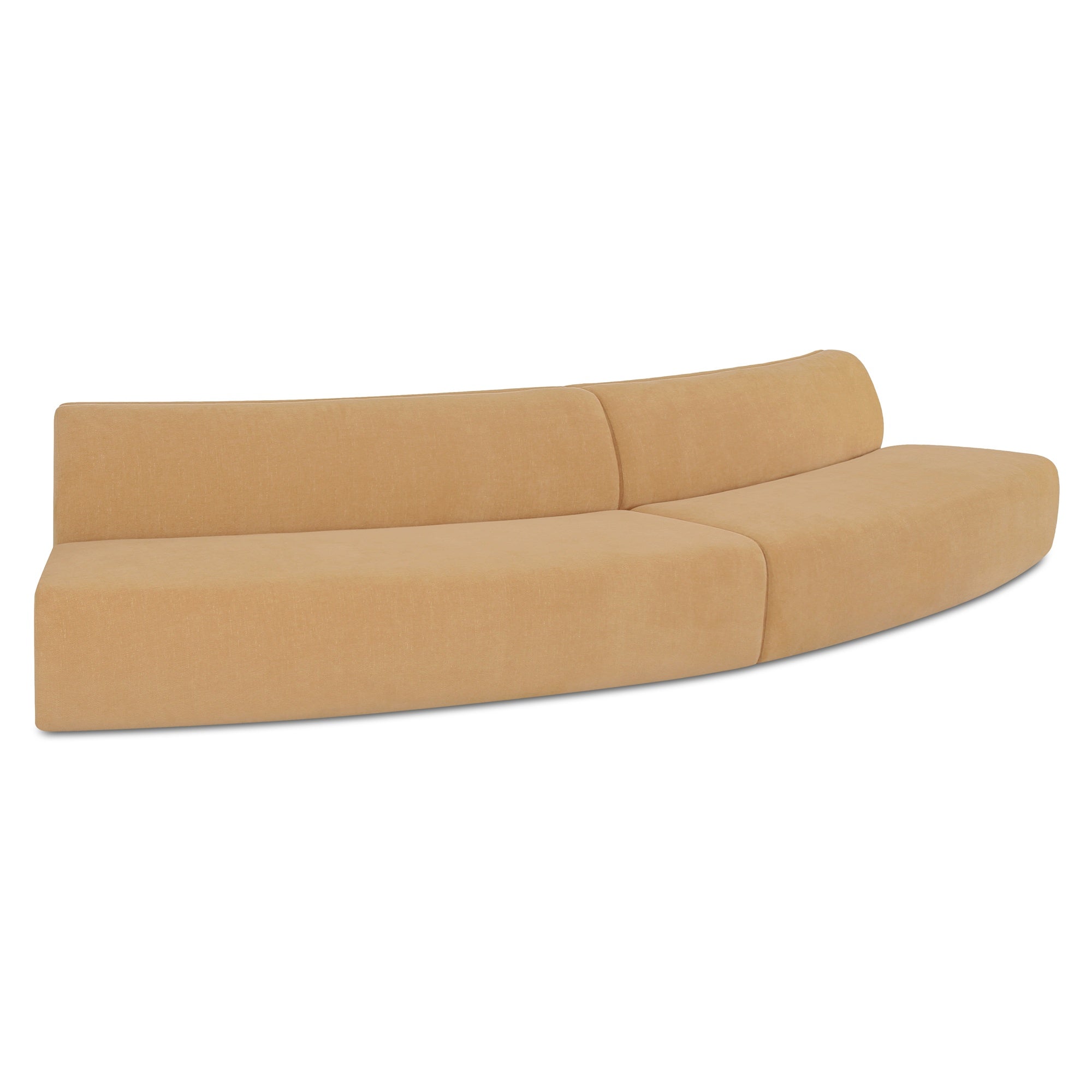 Niomi 2 Piece Convex Modular Sectional FURNITURE - sectionals Moe's Furniture