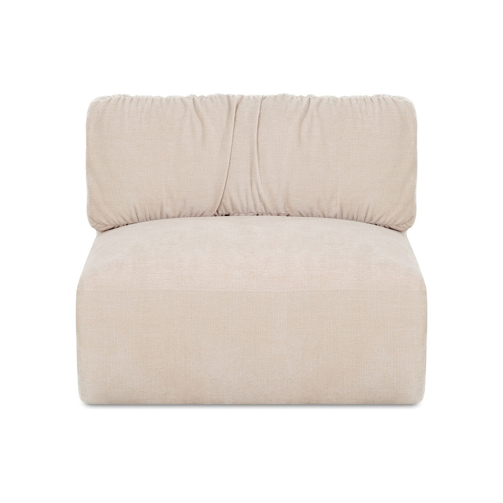 Mateena Slipper Chair FURNITURE - chairs Moe's Furniture Oatmeal