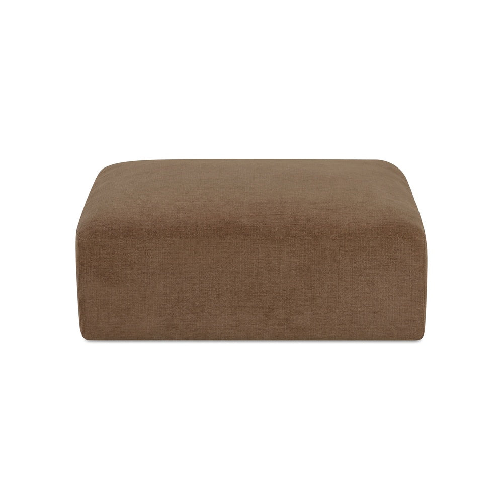 Mateena Ottoman FURNITURE - ottomans Moe's Furniture Taupe