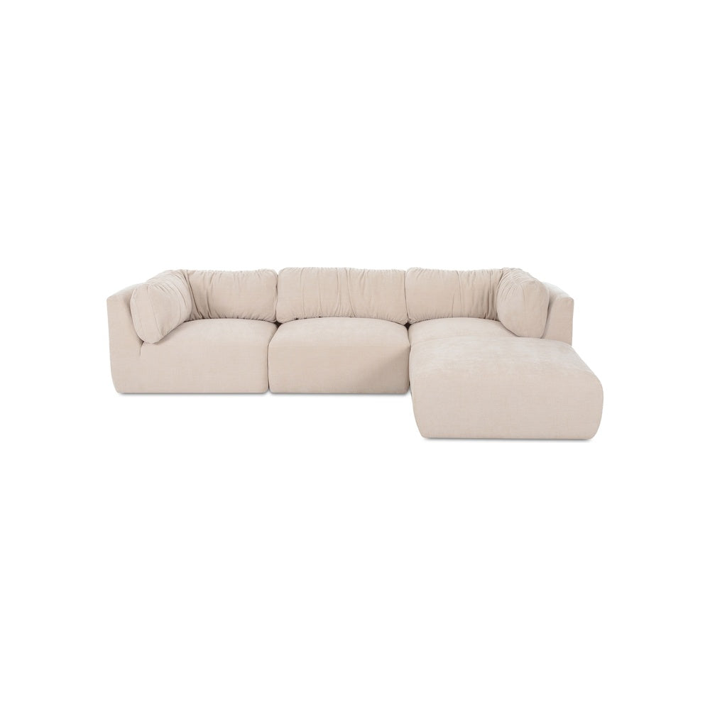 Mateena Lounge Modular Sectional FURNITURE - sectionals Moe's Furniture Oatmeal