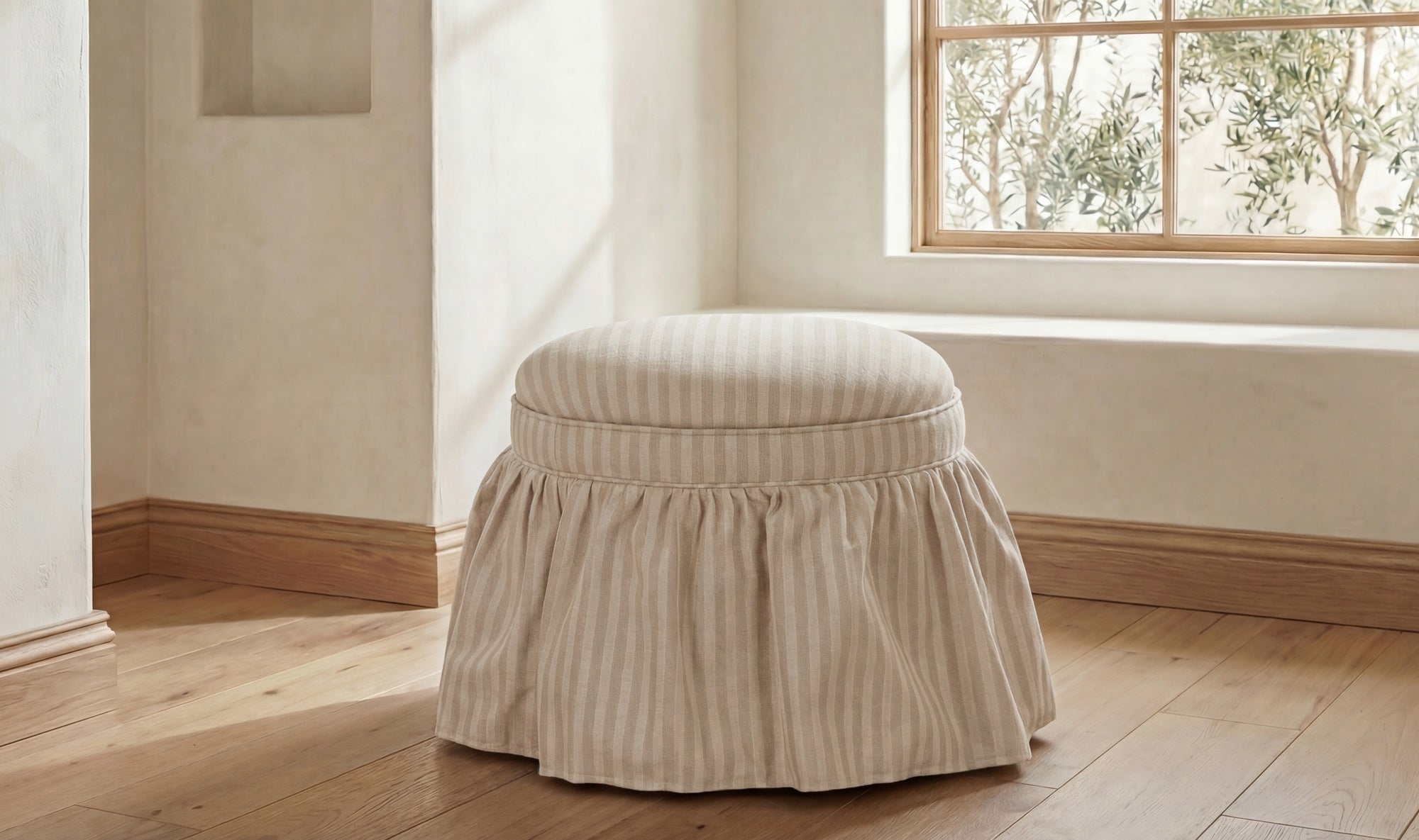 Heidi Storage Ottoman FURNITURE - ottoman Moe's Furniture
