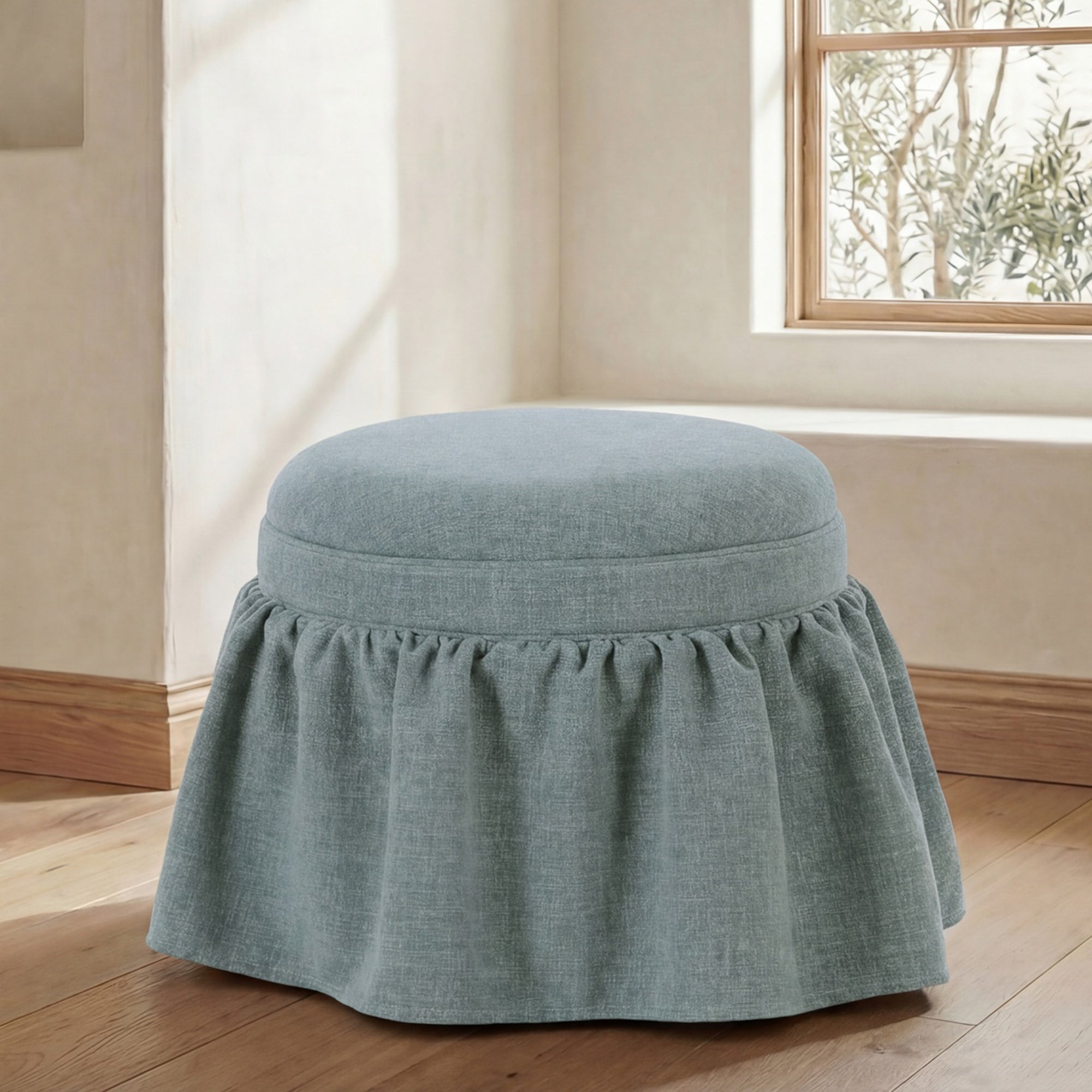 Heidi Storage Ottoman FURNITURE - ottoman Moe's Furniture