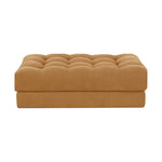Damek Ottoman FURNITURE - ottoman Moe's Furniture Yellow