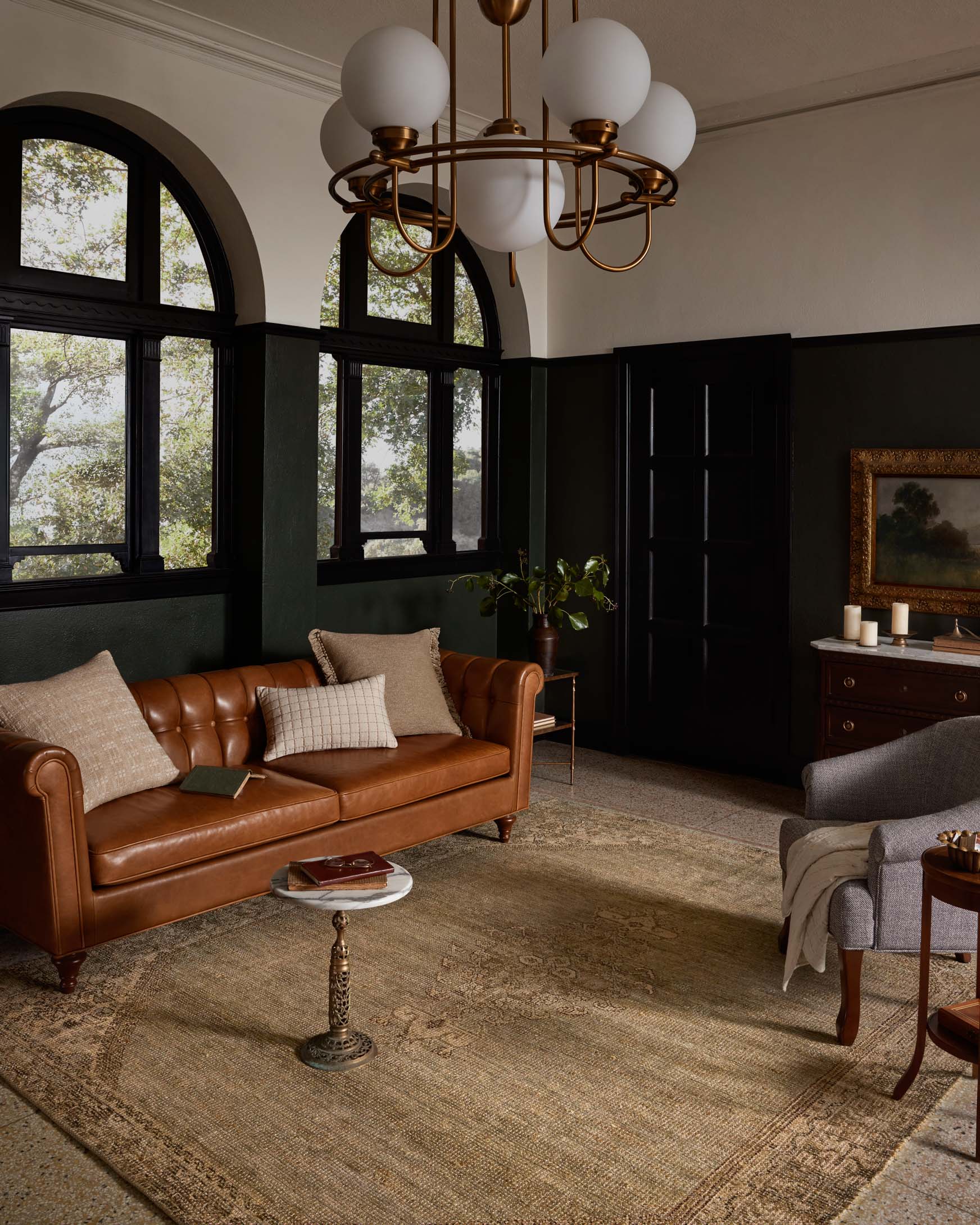 Magnolia Home x Loloi Oakley Sage / Wheat Rug - Rug & Weave