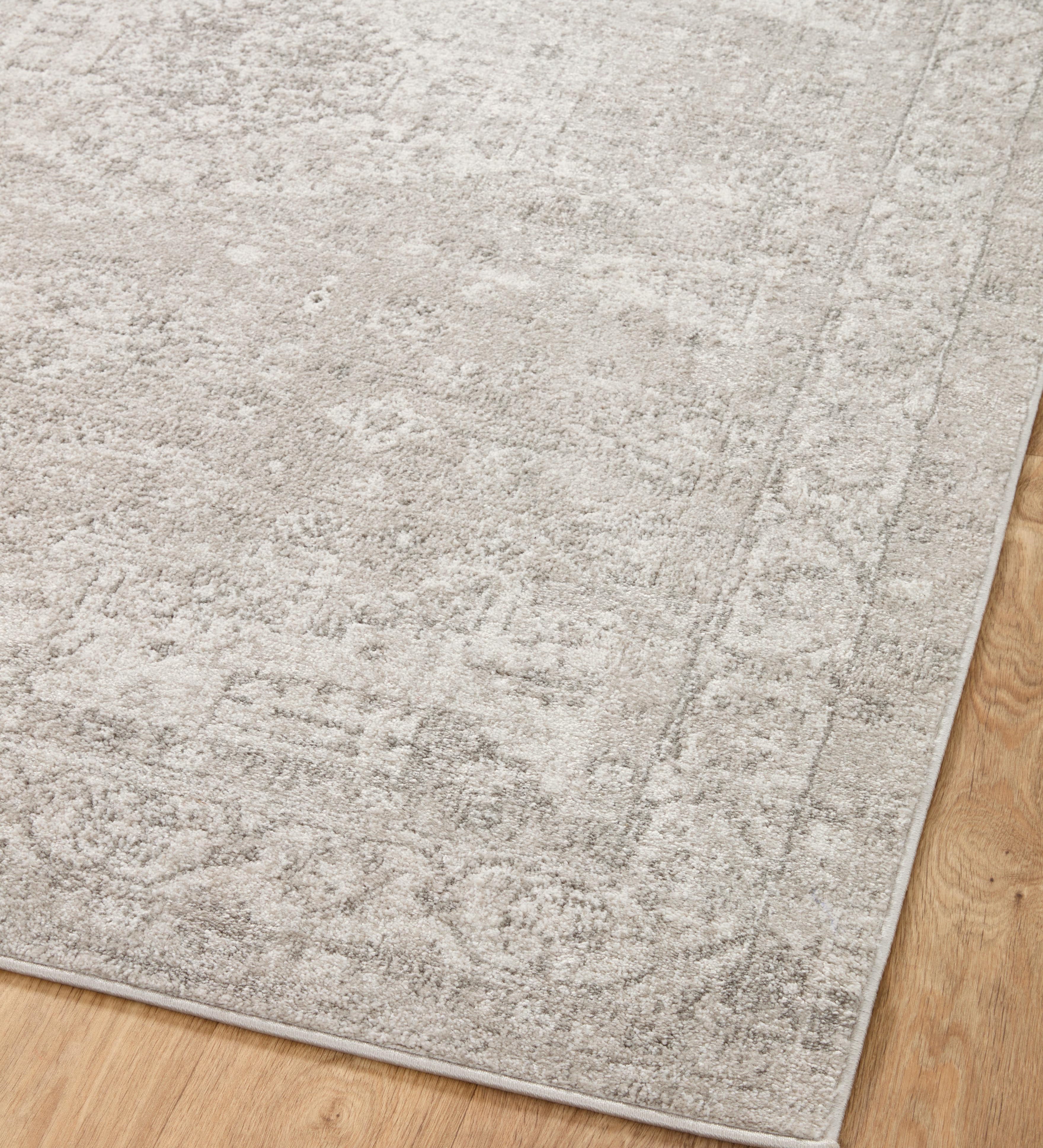 Loloi Odette Silver / Ivory Rug 0-RUGS-patterned Loloi