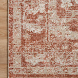 Loloi Odette Rust / Ivory Rug 0-RUGS-patterned Loloi