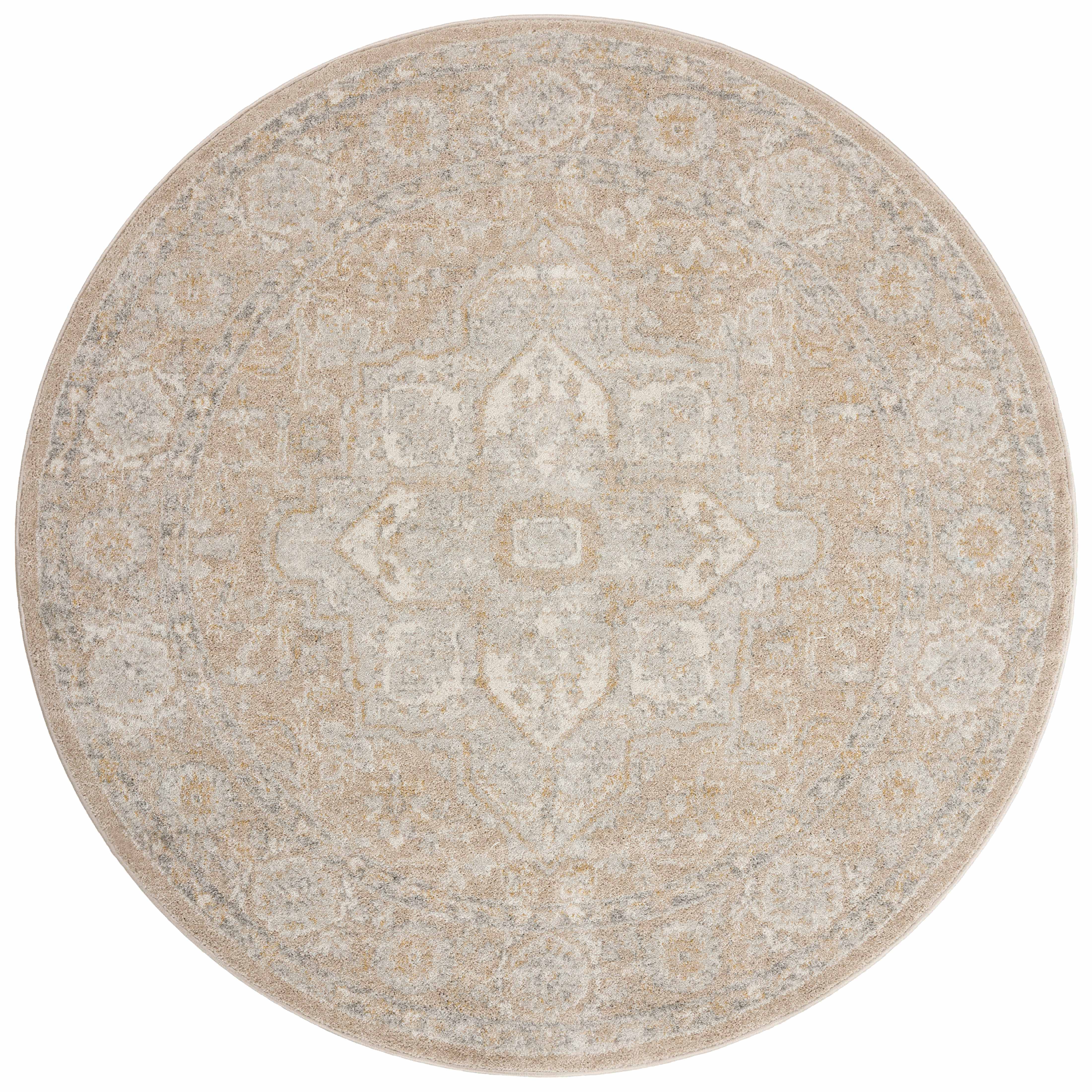 Loloi Odette Beige / Silver Rug 0-RUGS-patterned Loloi