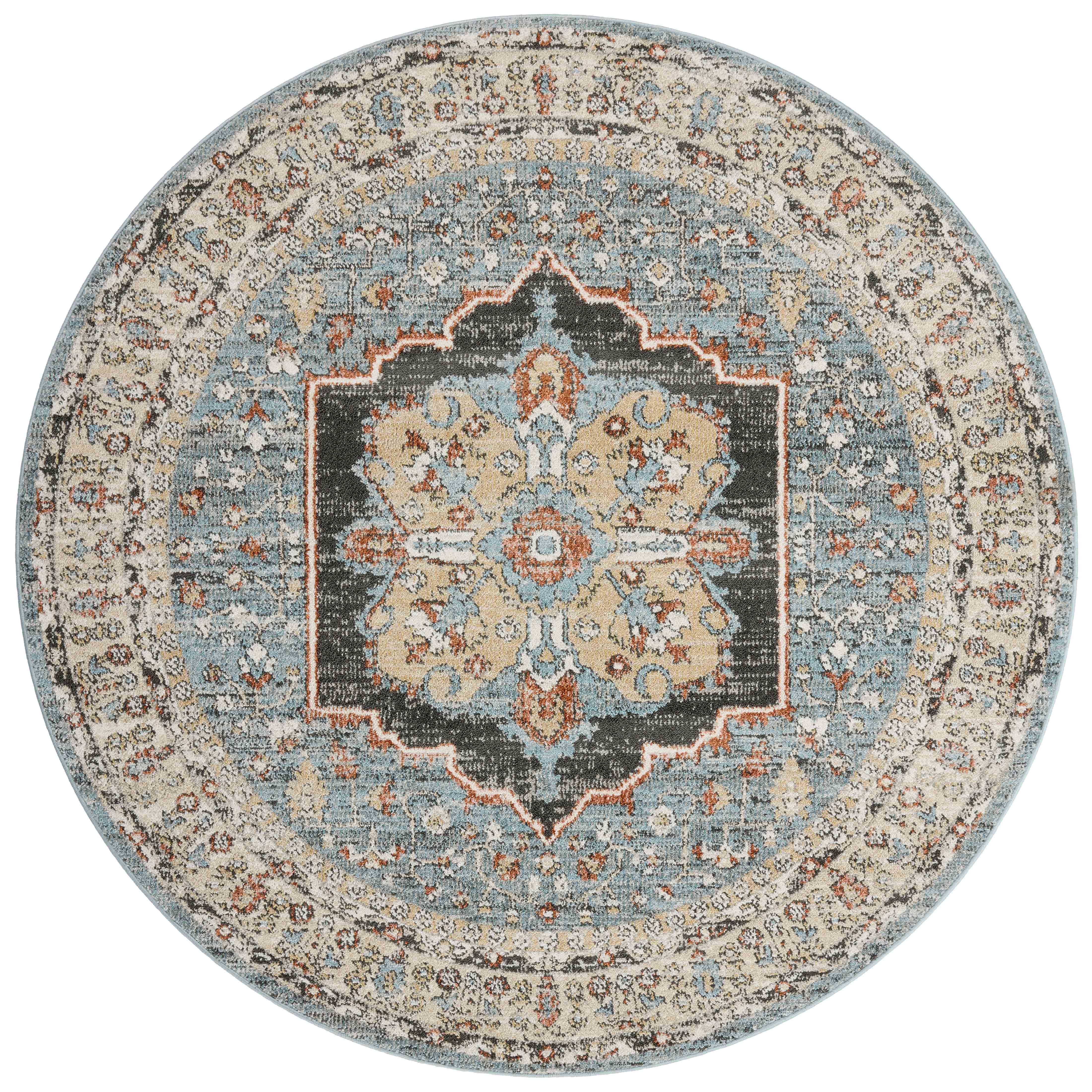 Loloi Odette Sky / Multi Rug 0-RUGS-patterned Loloi