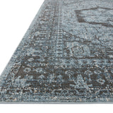 Loloi Odette Sky / Charcoal Rug 0-RUGS-patterned Loloi