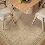 Olivier Border Hand Loomed Rug