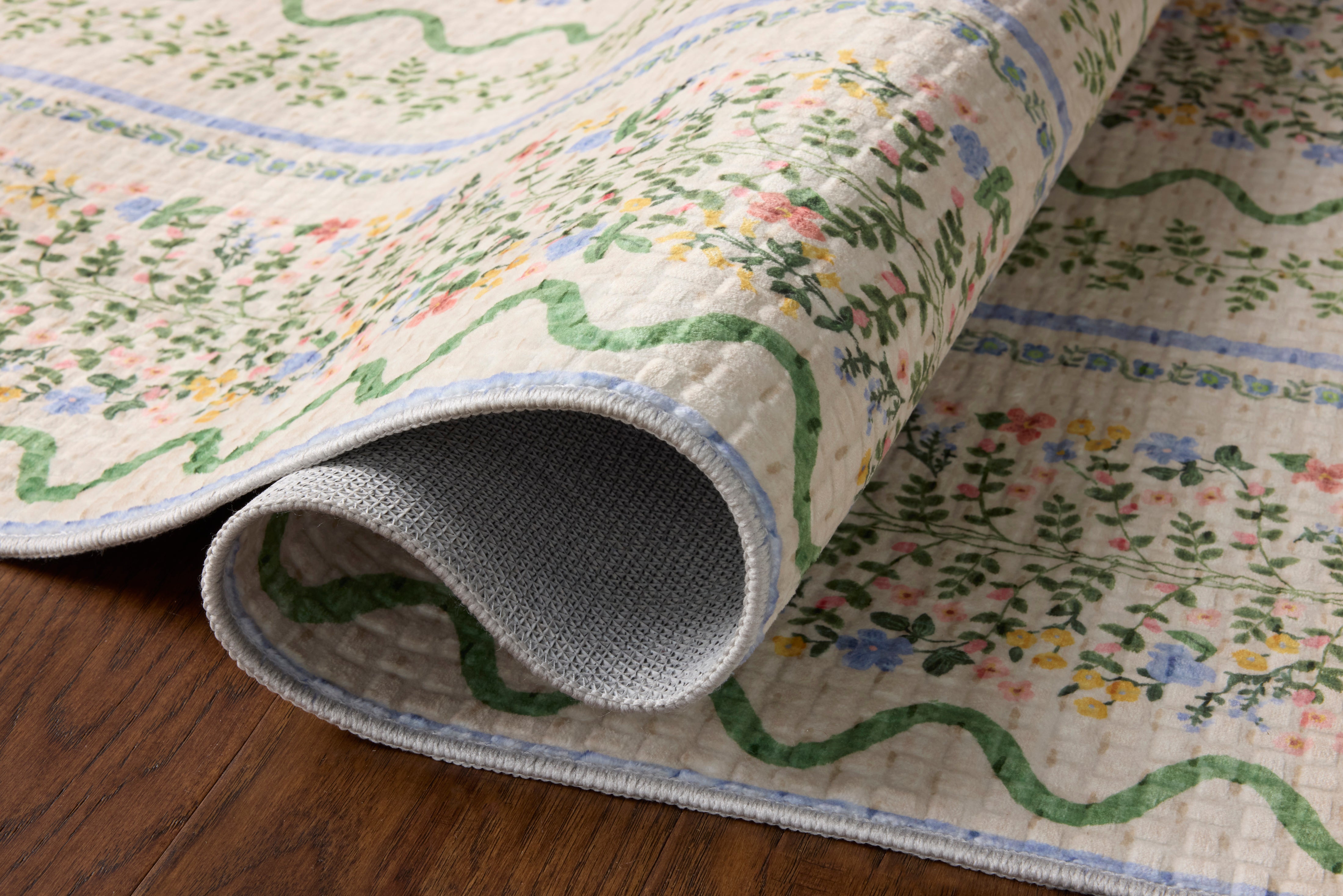 Rifle Paper Co. x Loloi Orchard Ivory / Multi Machine Washable Rug RUGS - synthetic Loloi