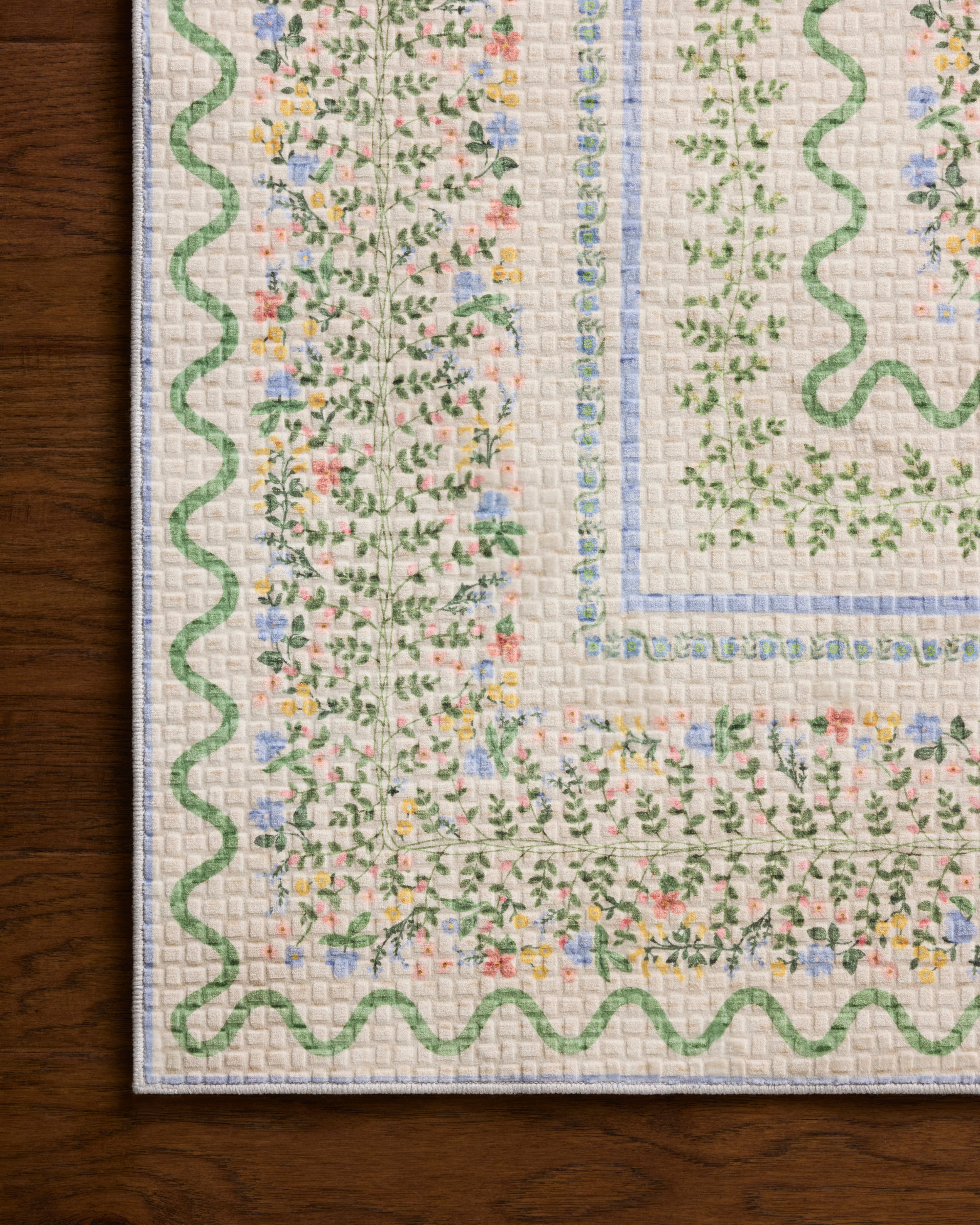 Rifle Paper Co. x Loloi Orchard Ivory / Multi Machine Washable Rug RUGS - synthetic Loloi