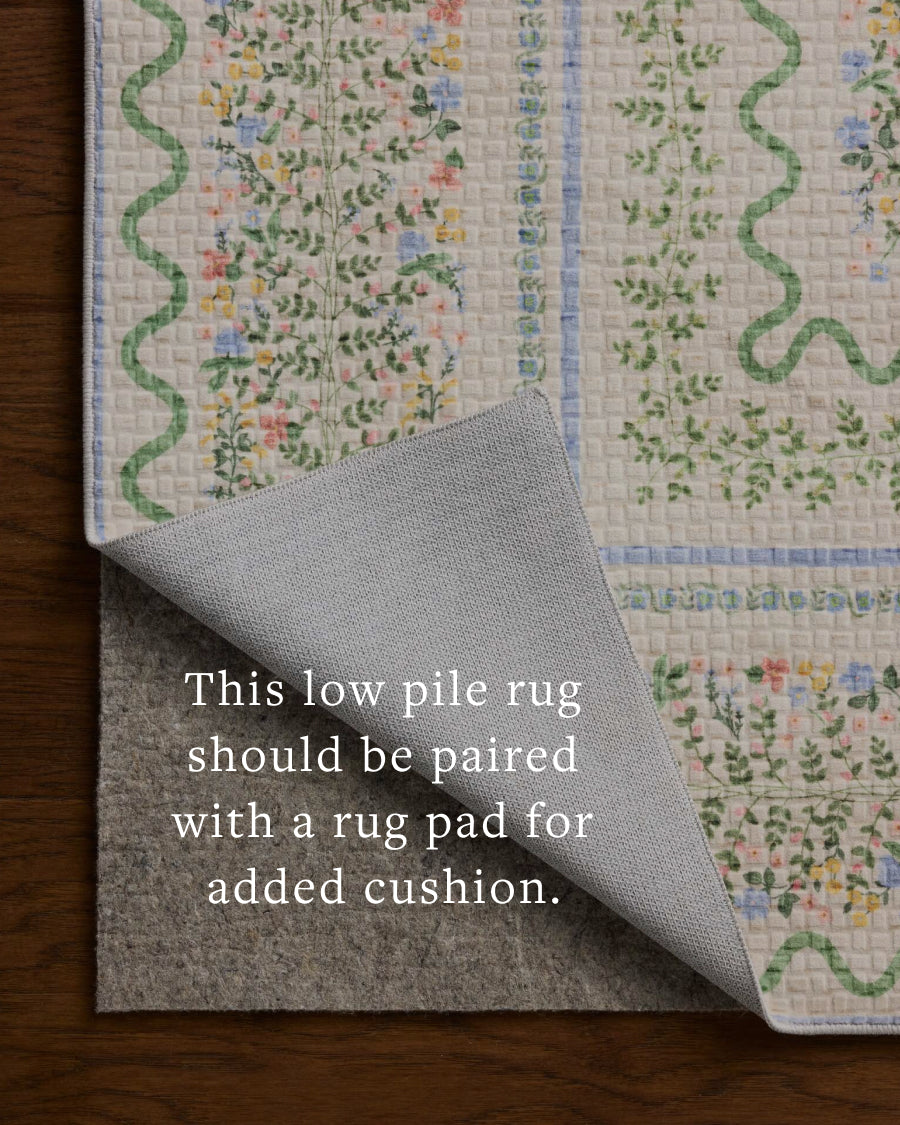 Rifle Paper Co. x Loloi Orchard Ivory / Multi Machine Washable Rug RUGS - synthetic Loloi 18" x 18"