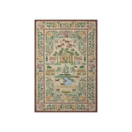 Rifle Paper Co. x Loloi Orchard Antique Ivory / Multi Machine Washable Rug RUGS - synthetic Loloi 18" x 18"