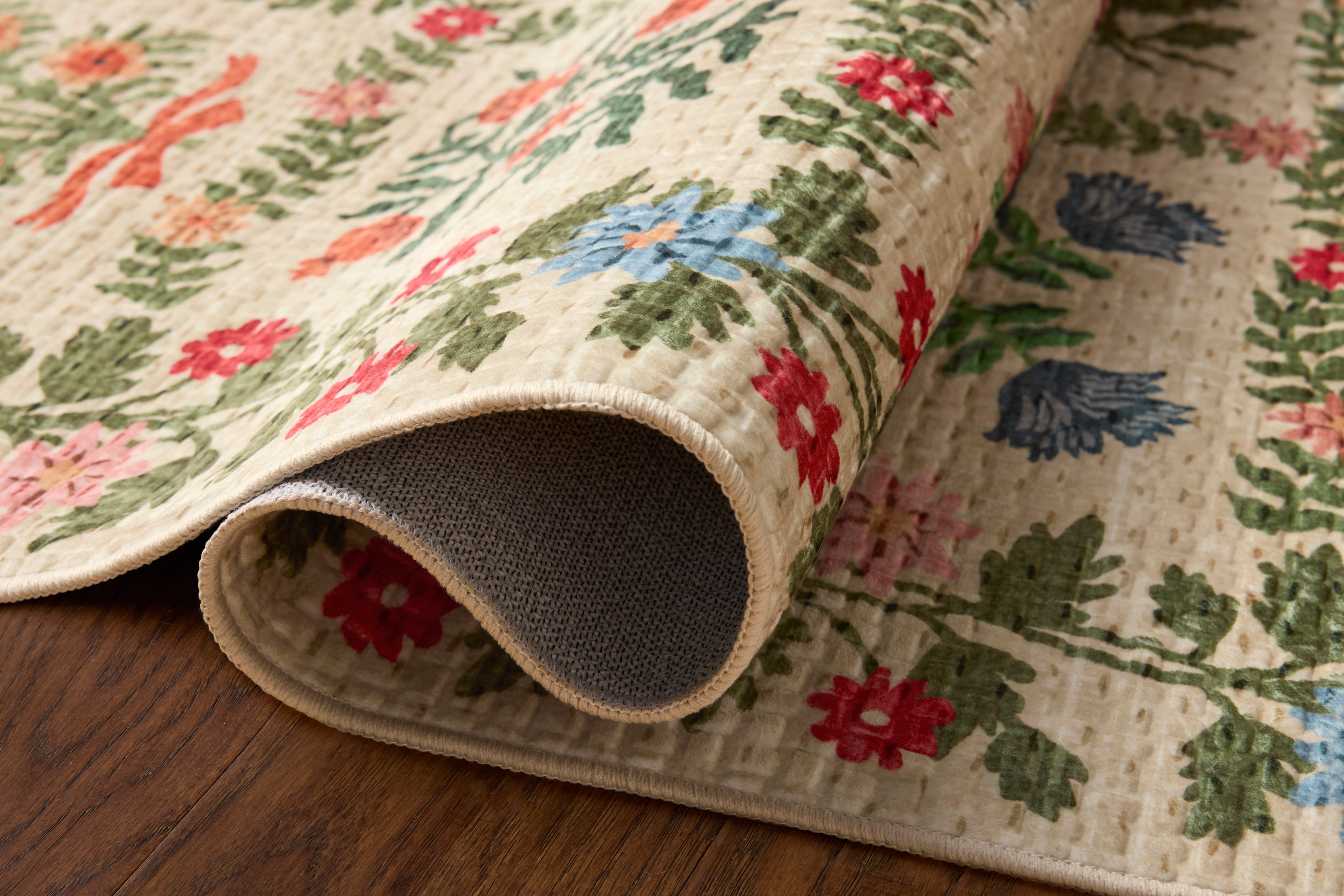 Rifle Paper Co. x Loloi Orchard Beige / Multi Machine Washable Rug RUGS - synthetic Loloi