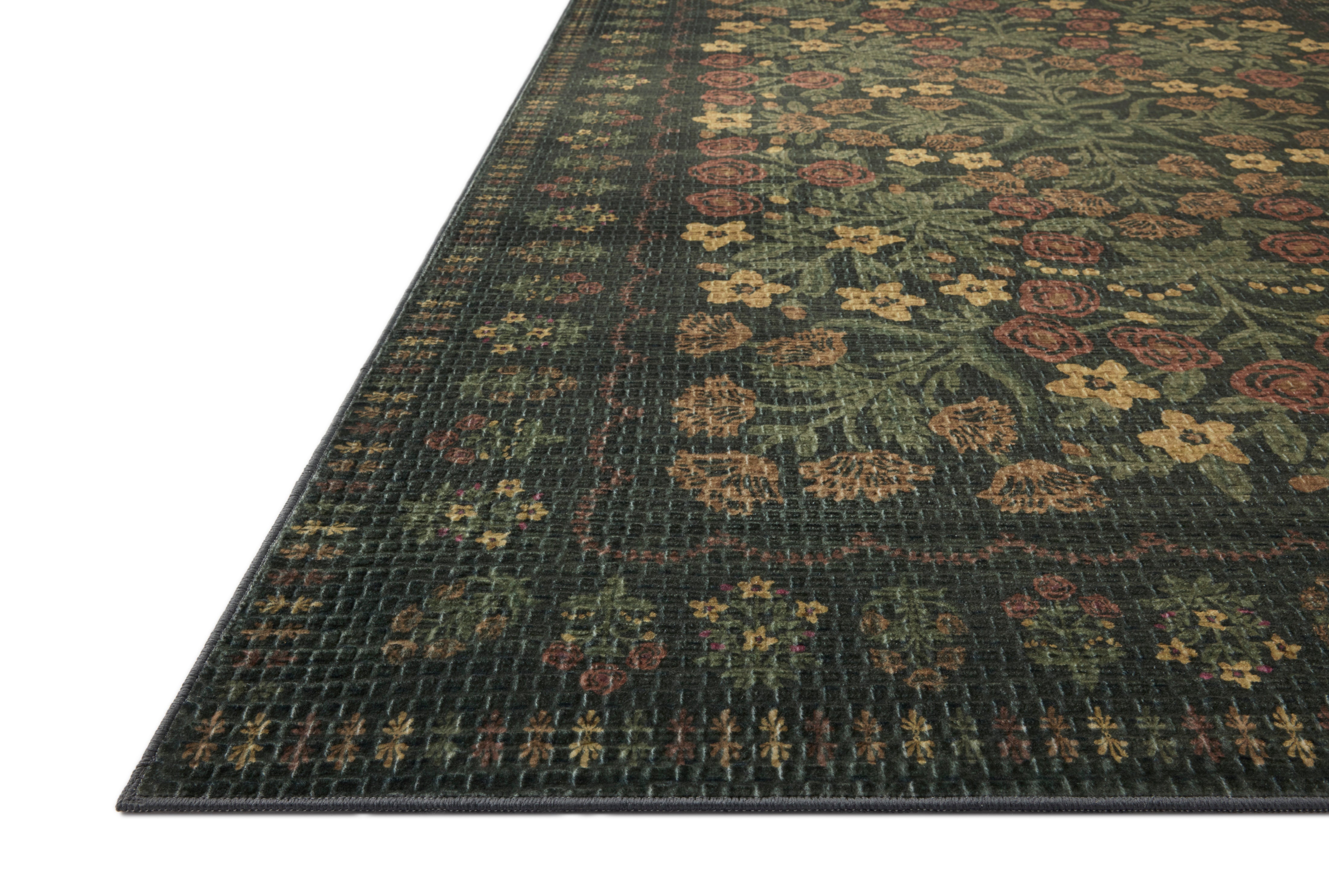 Rifle Paper Co. x Loloi Orchard Forest / Multi Machine Washable Rug RUGS - synthetic Loloi 18" x 18"