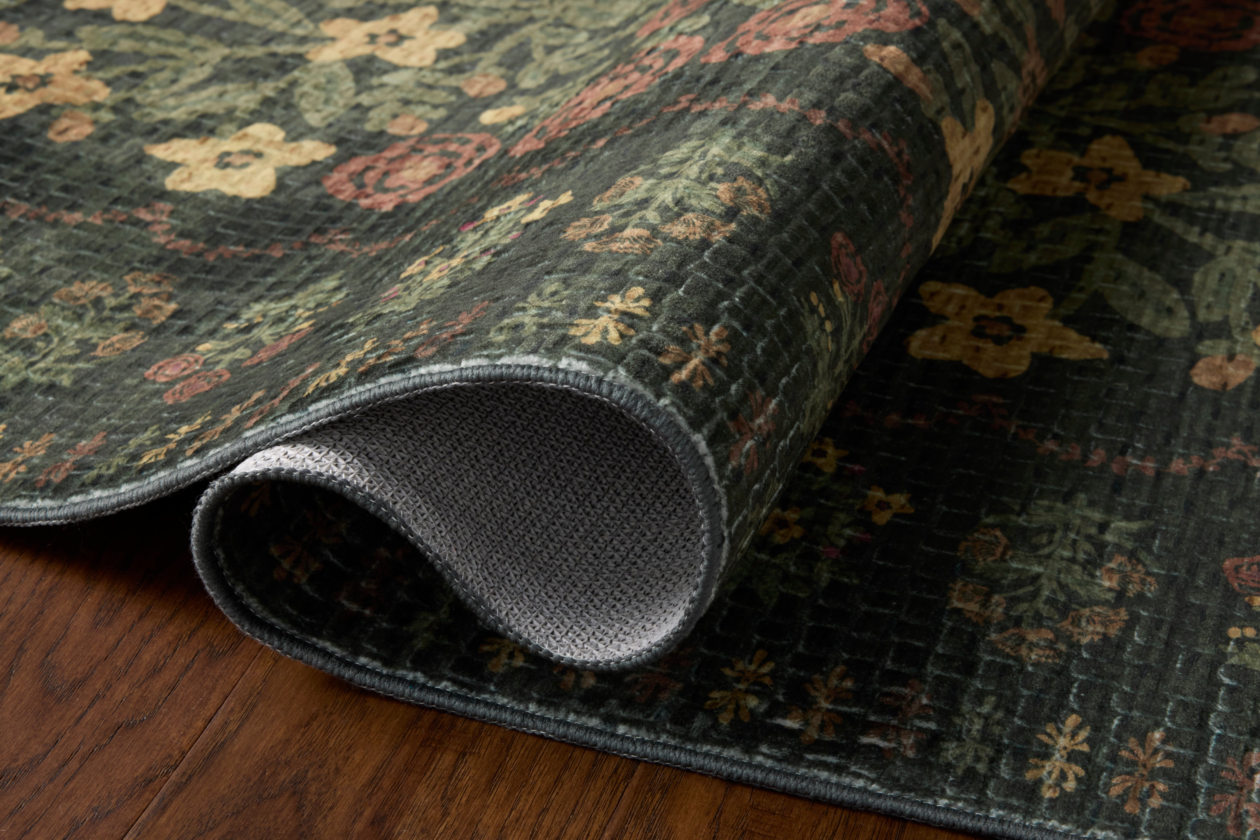 Rifle Paper Co. x Loloi Orchard Forest / Multi Machine Washable Rug RUGS - synthetic Loloi 18" x 18"
