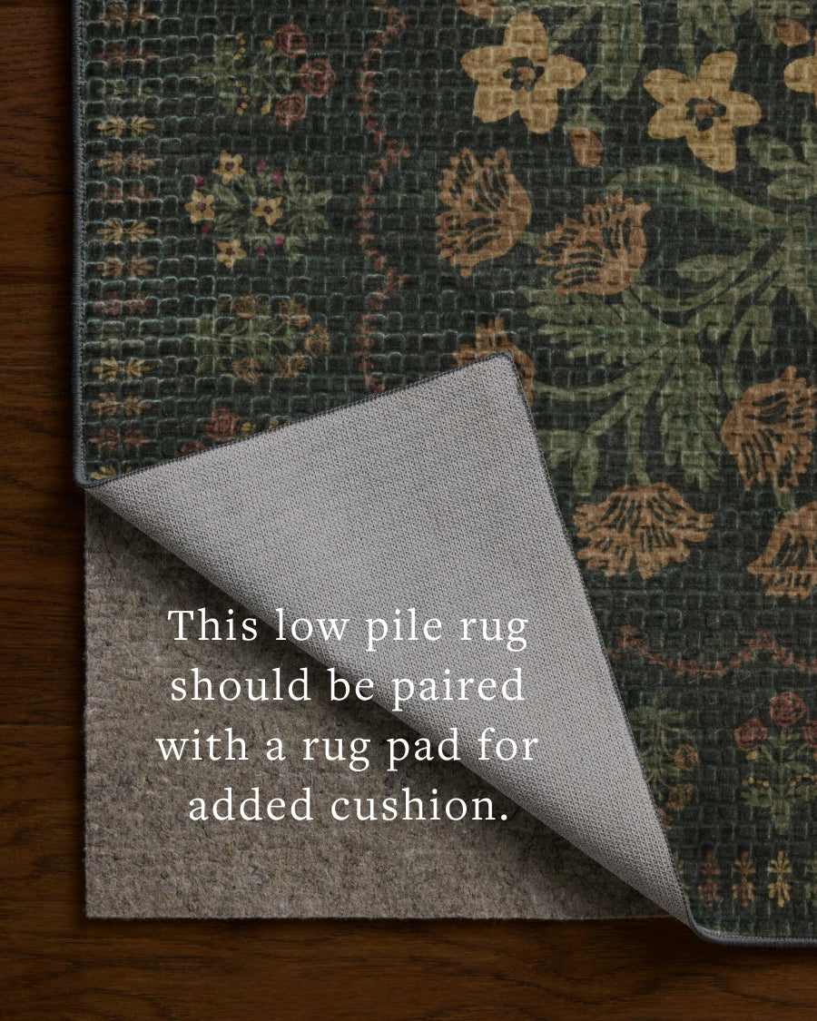 Rifle Paper Co. x Loloi Orchard Forest / Multi Machine Washable Rug RUGS - synthetic Loloi 18" x 18"