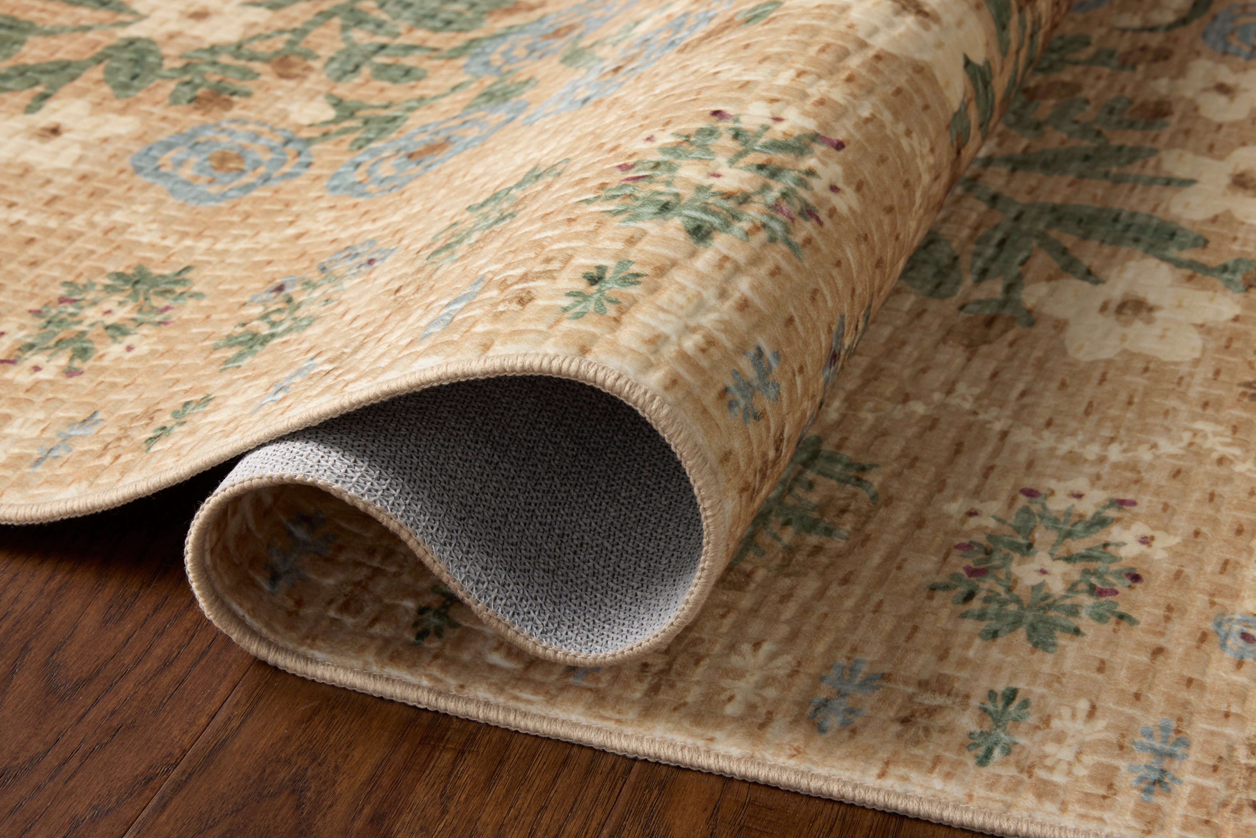 Rifle Paper Co. x Loloi Orchard Sand / Multi Machine Washable Rug RUGS - synthetic Loloi